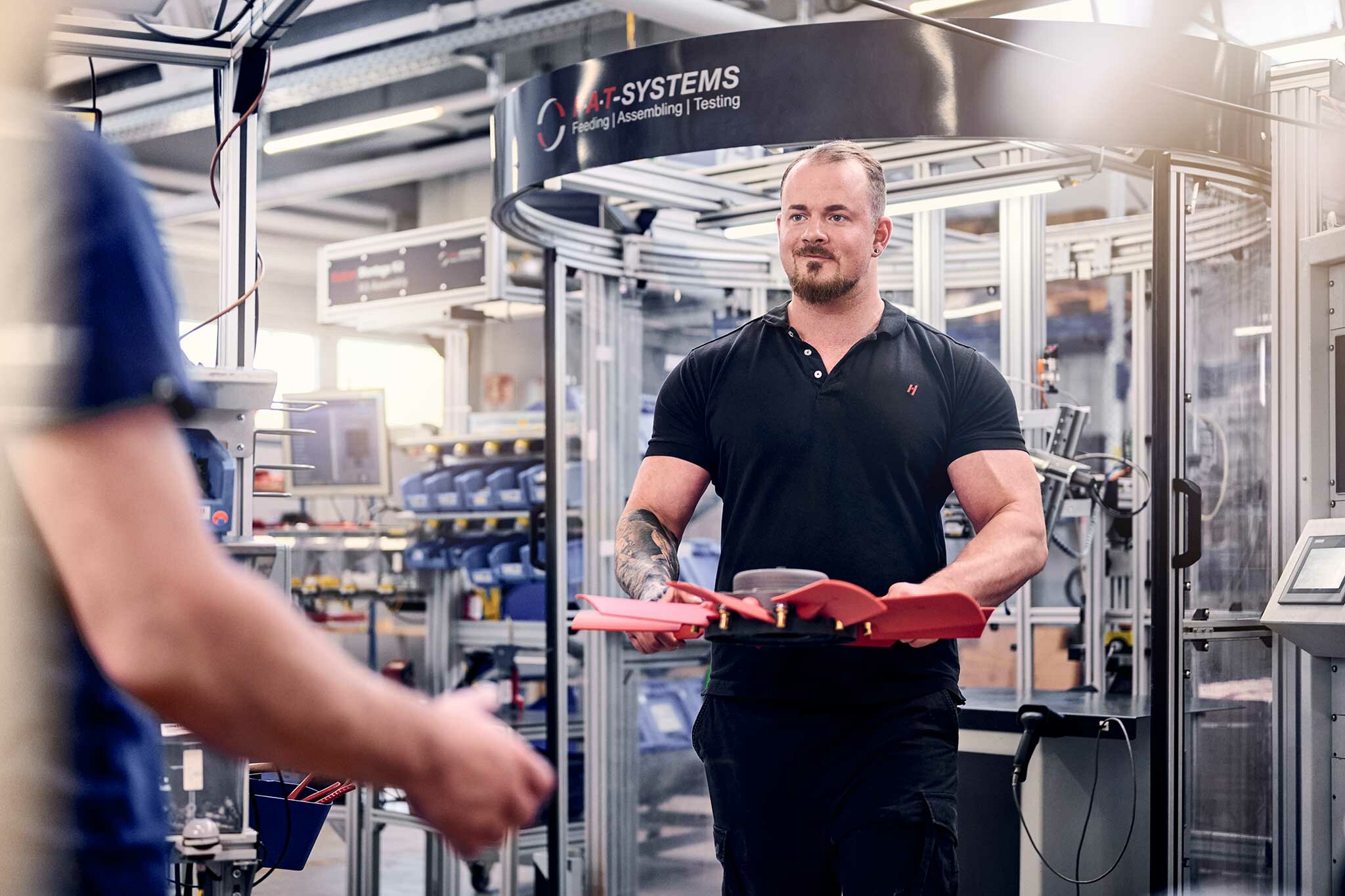 A look at the production of Cleanfix reversible fans. 